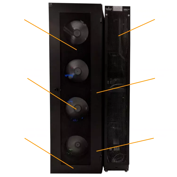 Image of Custom Server Cabinet Made for Crypto Mining